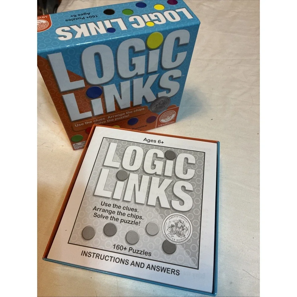 Logic Links Puzzle Game Strategy Brainteaser▪︎ Mindware Open Box New